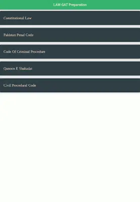 LAW GAT MCQs Preparation android App screenshot 0