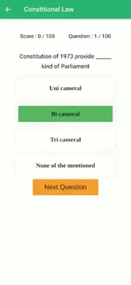 LAW GAT MCQs Preparation android App screenshot 3