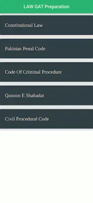 LAW GAT MCQs Preparation android App screenshot 6